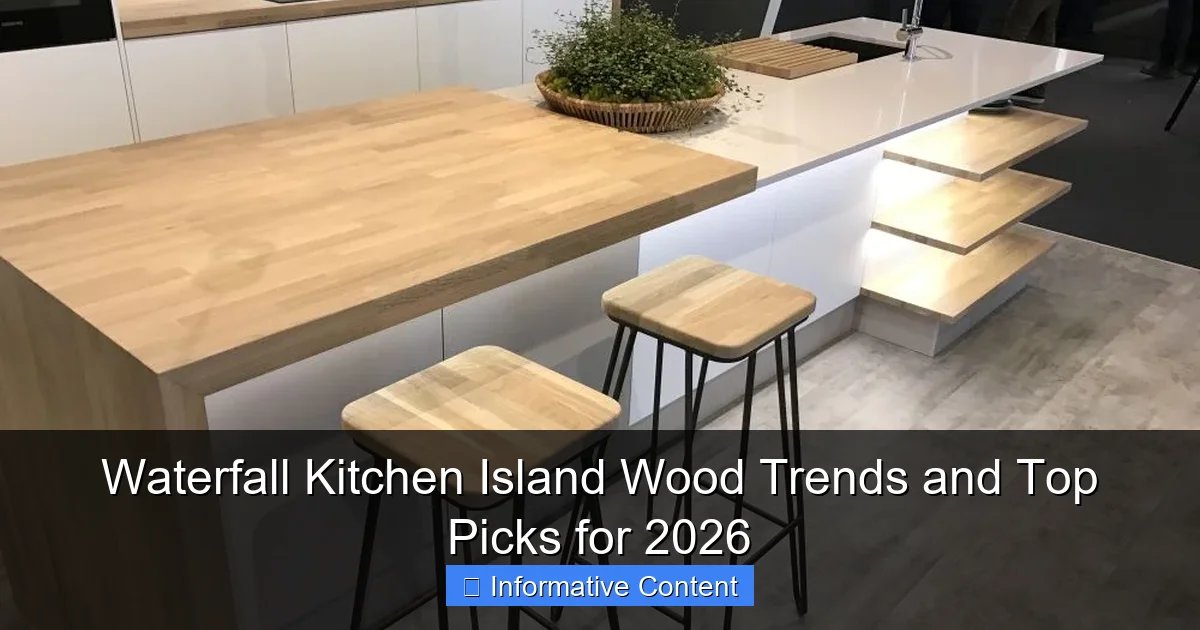 Waterfall Kitchen Island Wood Trends and Top Picks for 2026