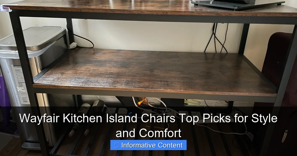 Wayfair Kitchen Island Chairs Top Picks for Style and Comfort