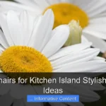 White Chairs for Kitchen Island Stylish Seating Ideas