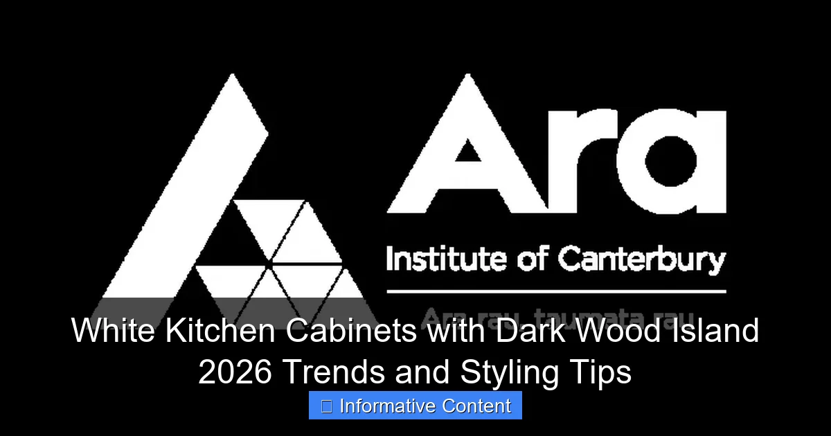 White Kitchen Cabinets with Dark Wood Island 2026 Trends and Styling Tips