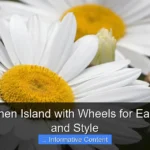 White Kitchen Island with Wheels for Easy Mobility and Style