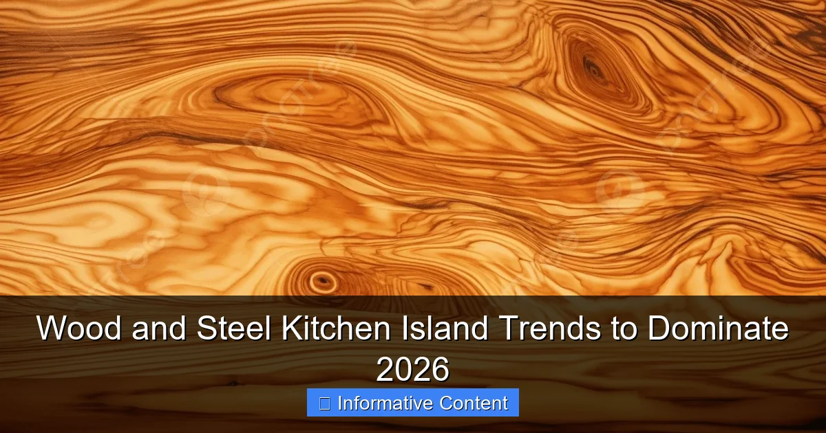Wood and Steel Kitchen Island Trends to Dominate 2026