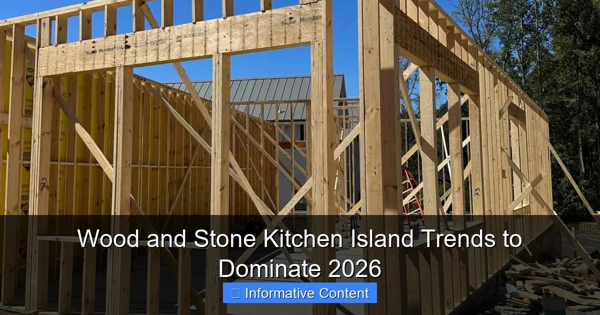 Wood and Stone Kitchen Island Trends to Dominate 2026
