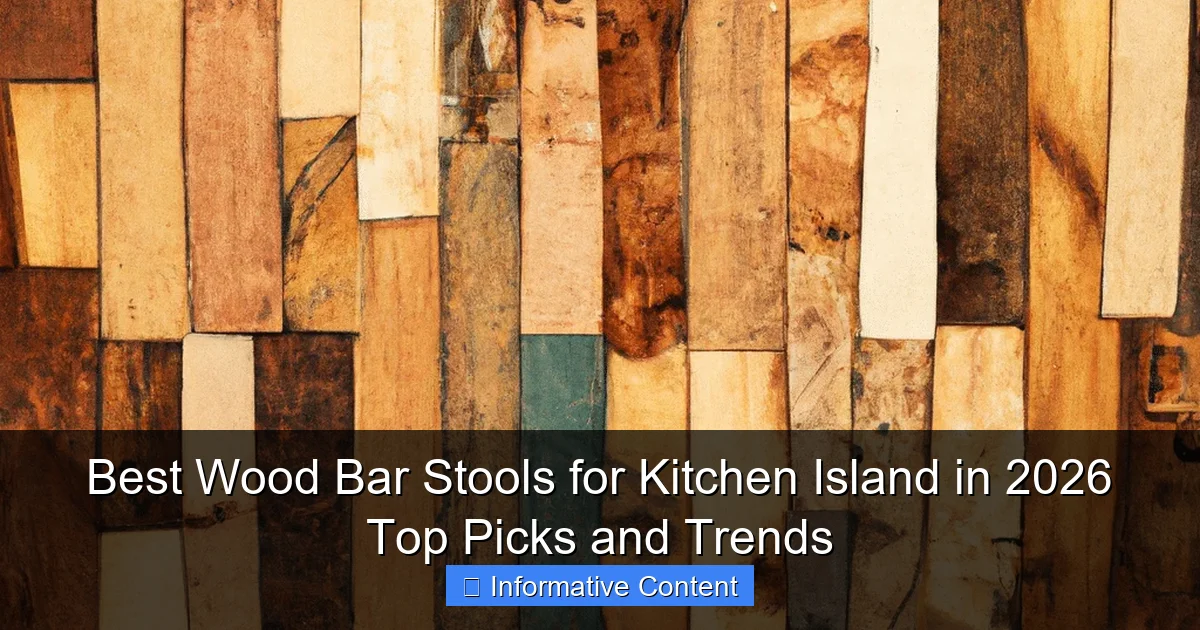 Best Wood Bar Stools for Kitchen Island in 2026 Top Picks and Trends