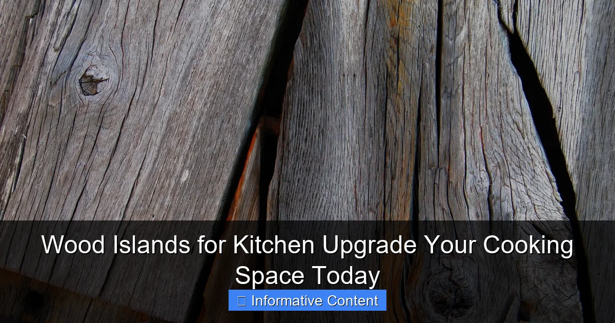 Wood Islands for Kitchen Upgrade Your Cooking Space Today
