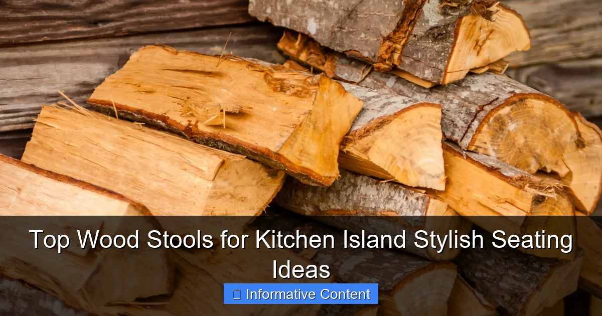 Top Wood Stools for Kitchen Island Stylish Seating Ideas