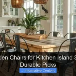 Best Wooden Chairs for Kitchen Island Stylish and Durable Picks