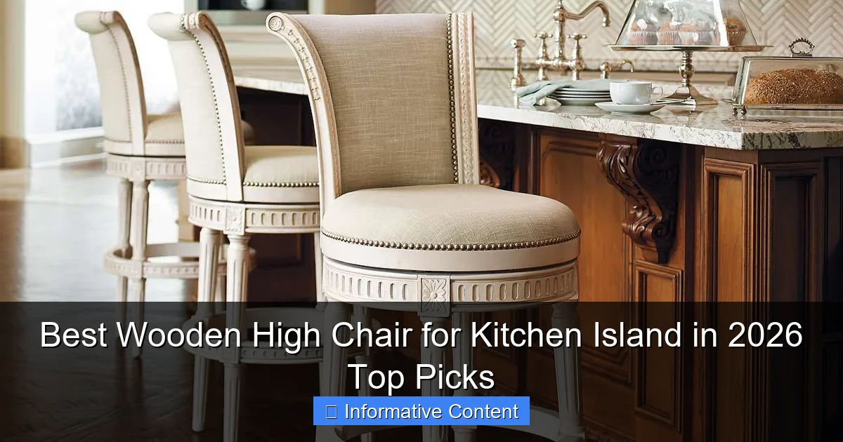Best Wooden High Chair for Kitchen Island in 2026 Top Picks
