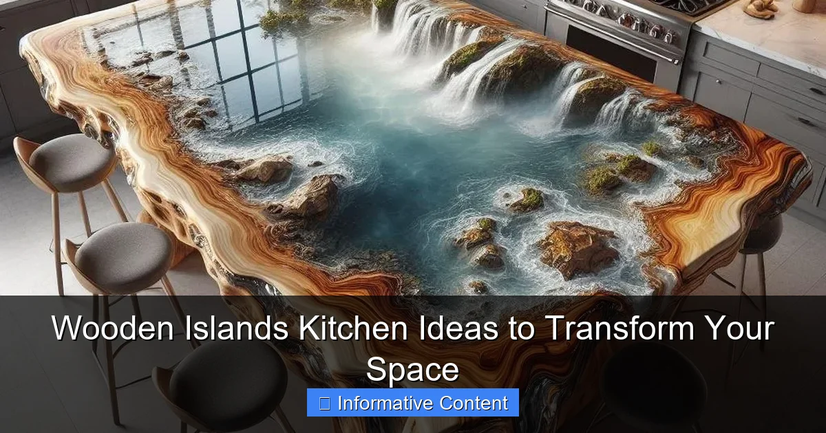 Wooden Islands Kitchen Ideas to Transform Your Space