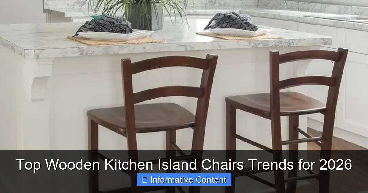 Top Wooden Kitchen Island Chairs Trends for 2026