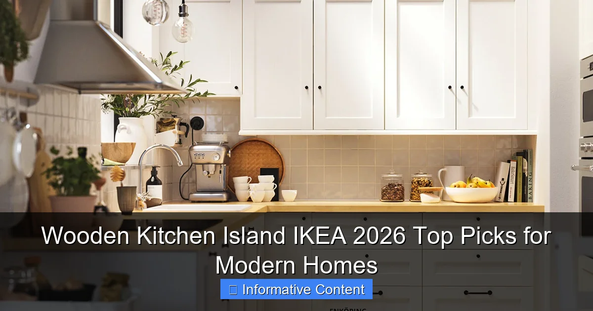 Wooden Kitchen Island IKEA 2026 Top Picks for Modern Homes