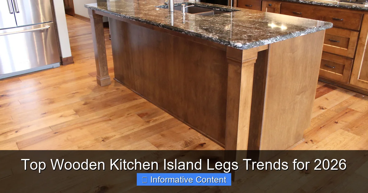 Top Wooden Kitchen Island Legs Trends for 2026