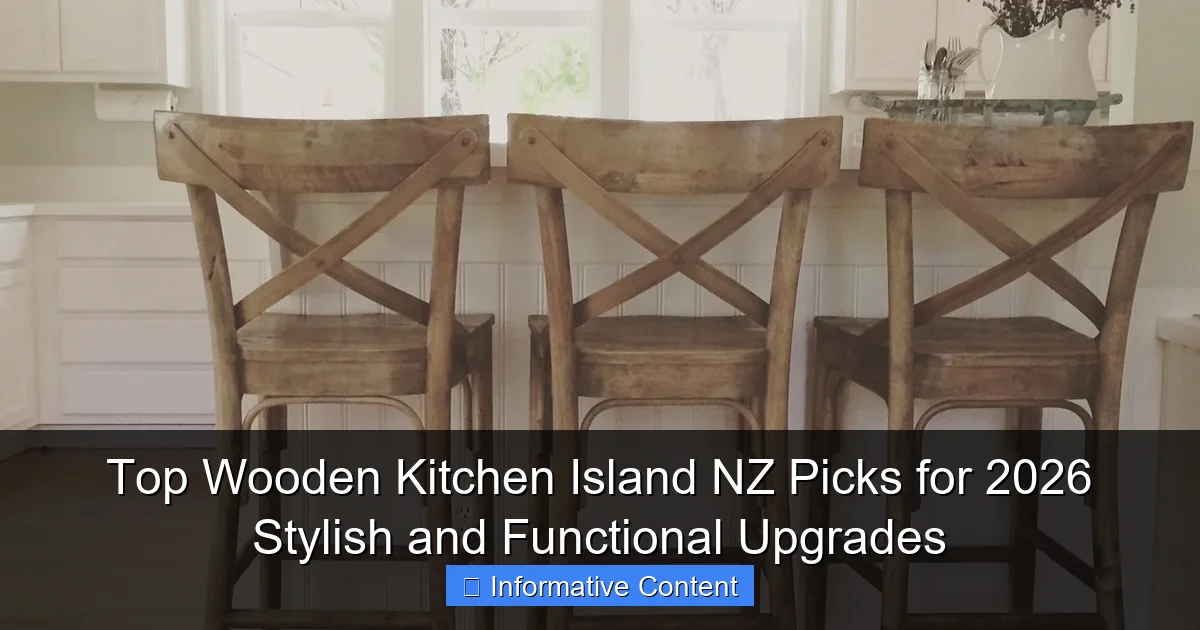 Top Wooden Kitchen Island NZ Picks for 2026 Stylish and Functional Upgrades