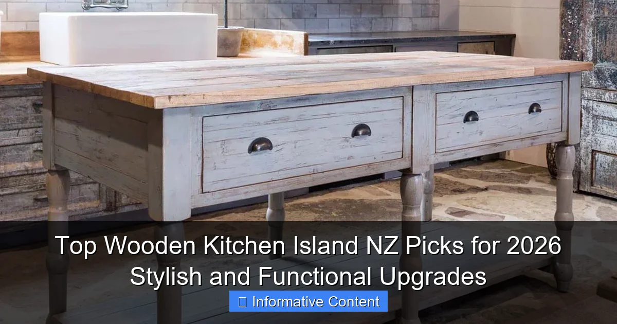 Top Wooden Kitchen Island NZ Picks for 2026 Stylish and Functional Upgrades