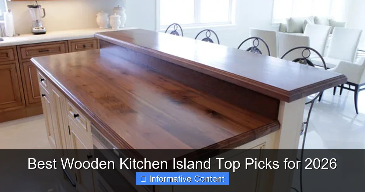Best Wooden Kitchen Island Top Picks for 2026