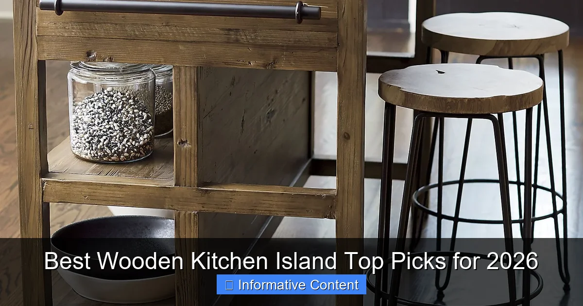 Best Wooden Kitchen Island Top Picks for 2026