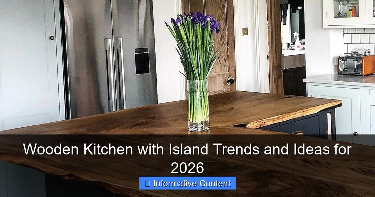 Wooden Kitchen with Island Trends and Ideas for 2026