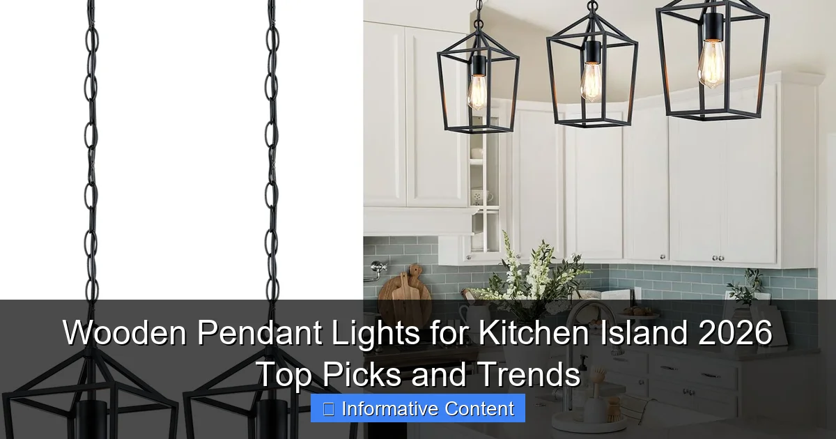 Wooden Pendant Lights for Kitchen Island 2026 Top Picks and Trends