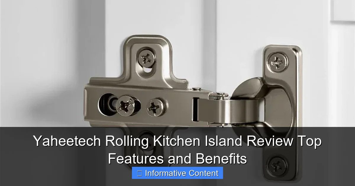 Yaheetech Rolling Kitchen Island Review Top Features and Benefits